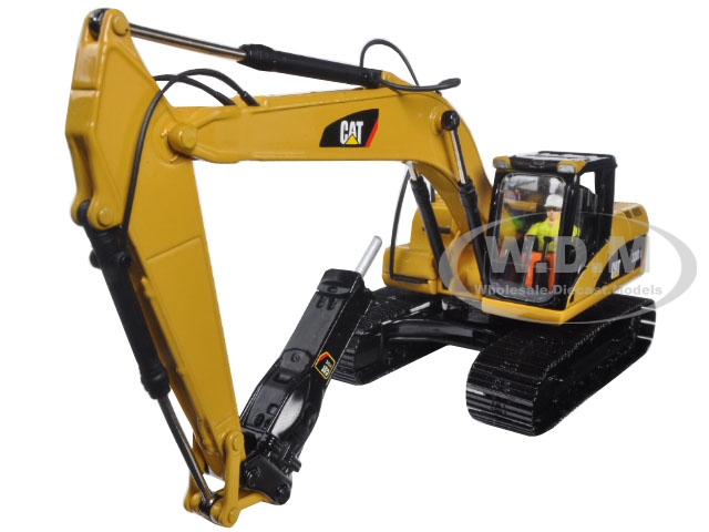 Cat Caterpillar 330d L Hydraulic Excavator With Hammer And Operator "core Classics Series" 1/50 Diecast Model By Diecast Masters