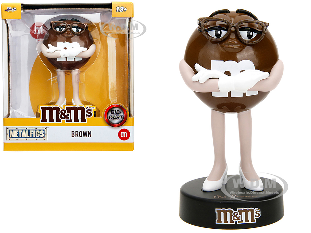 Brown M&Ms 4 Diecast Figurine Metalfigs Series by Jada