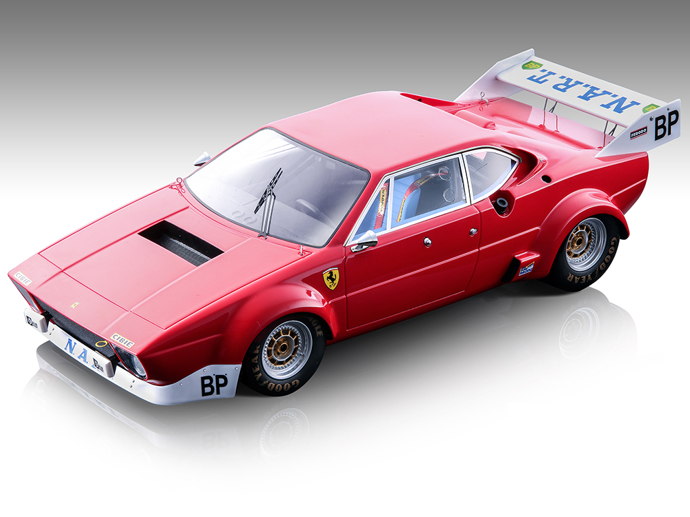 Ferrari 308 GTB4 LM Red "Press Version" (1974) "Mythos Series" Limited Edition to 90 pieces Worldwide 1/18 Model Car by Tecnomodel