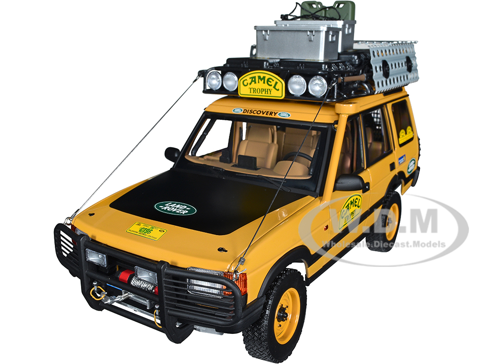 Land Rover Discovery Series I Orange with Roof Rack and Accessories "Camel Trophy Kalimantan 1996" Limited Edition to 1500 pieces Worldwide 1/18 Diec