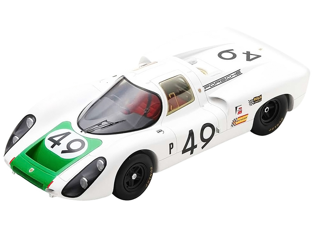 Porsche 907C RHD (Right Hand Drive) #49 Hans Herrmann - Joseph Siffert Winner 12 Hours of Sebring (1968) 1/18 Model Car by Spark