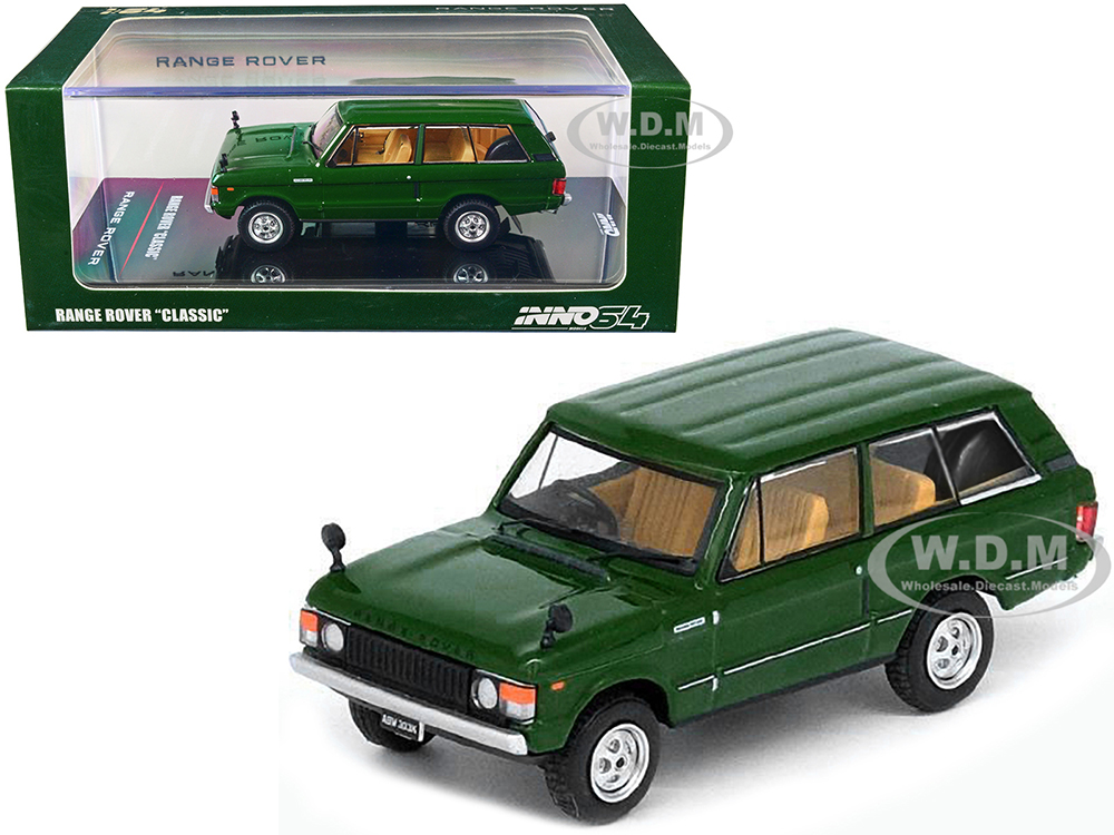 Land Rover Range Rover Classic RHD (Right Hand Drive) Lincoln Green 1/64 Diecast Model Car by Inno Models