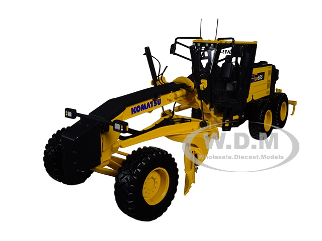 Komatsu Gd655-6 Motor Grader With Ripper 1/50 Diecast Model By First Gear