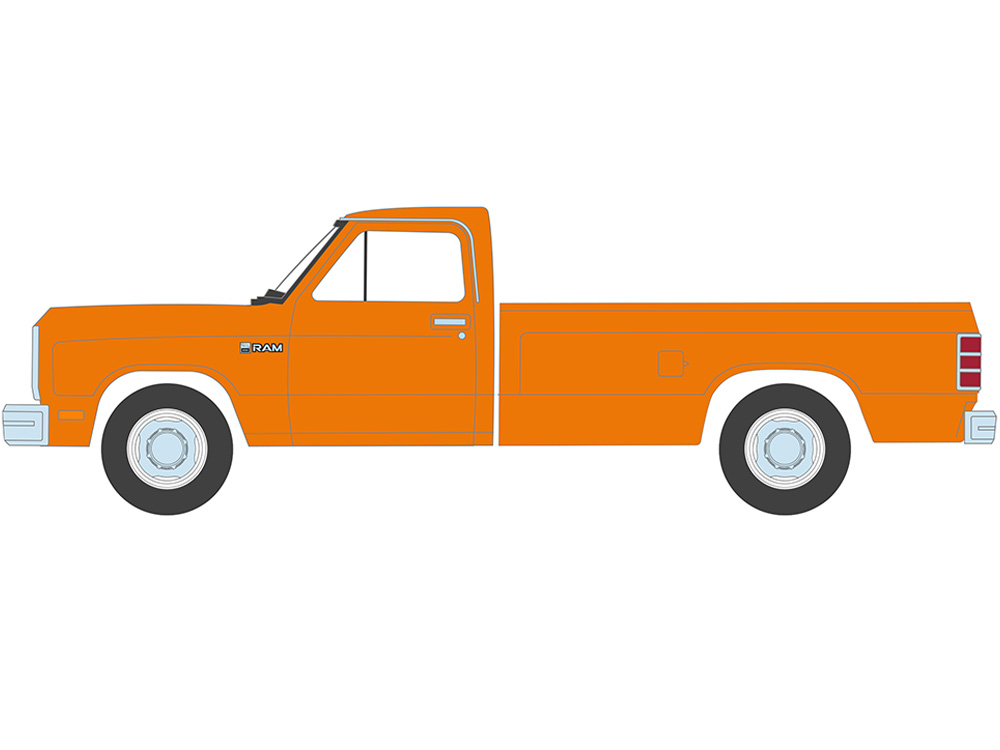 1982 Dodge Ram D-250  DOT Orange 