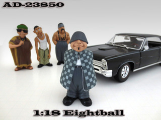 Eightball "homies" Figurine For 1/18 Scale Models By American Diorama