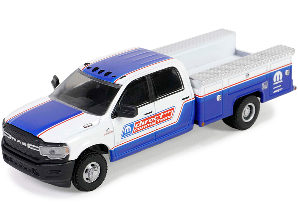 2023 Ram 3500 Service Bed Dually  Mopar Direct Connection Dually Drivers Series 14 1/64 Diecast Model Car By Greenlight