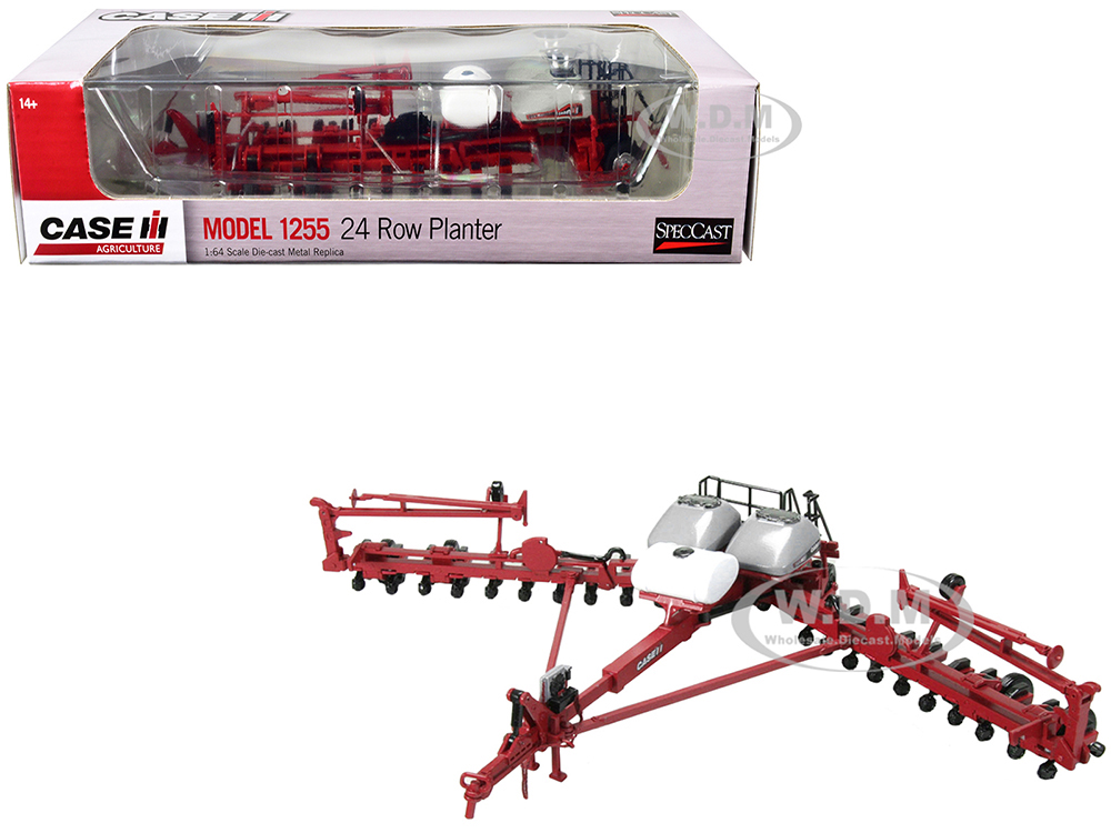 Case IH Model 1255 24 Row Planter Red Case IH Agriculture Series 1/64 Diecast Model By SpecCast