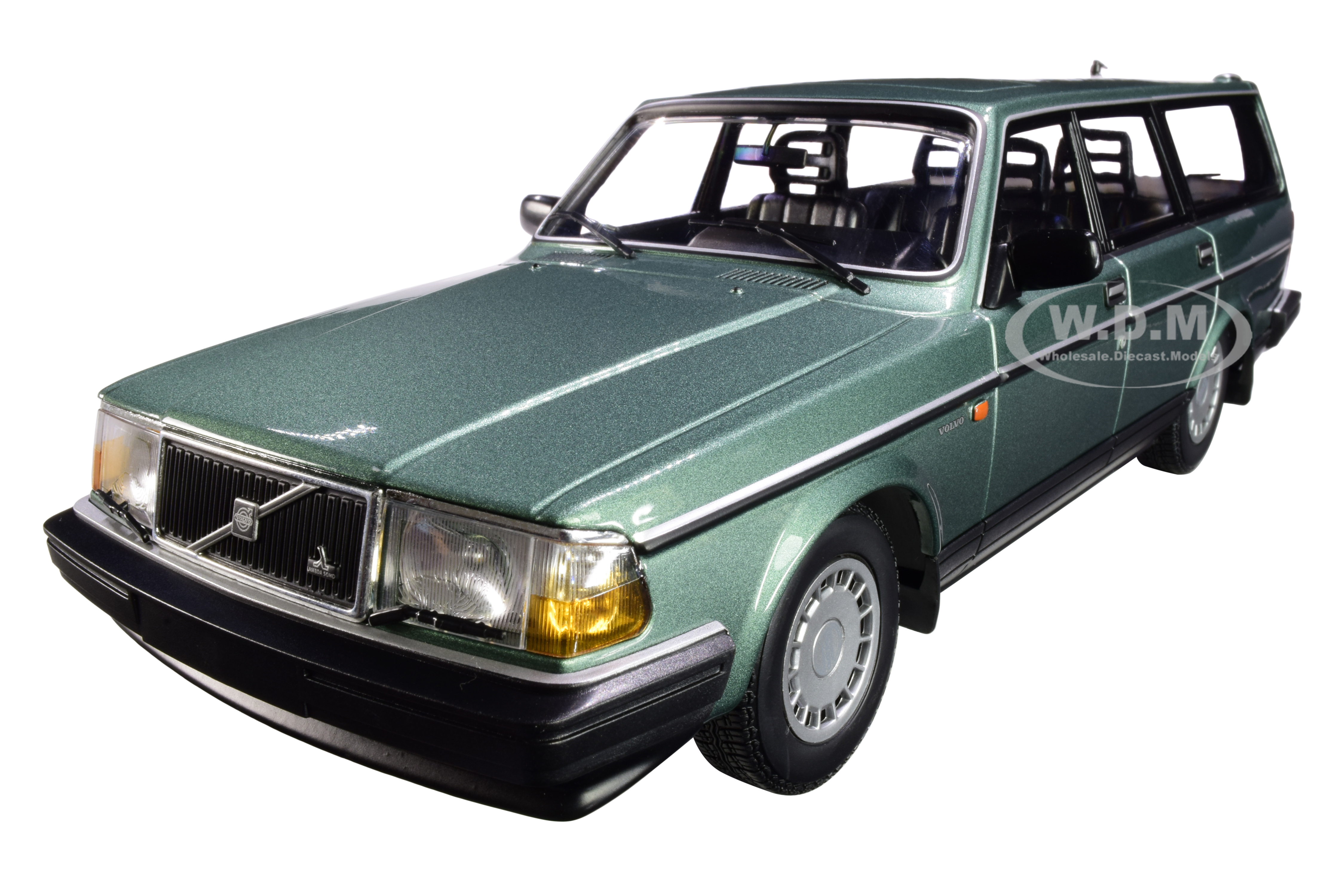 Image of 1986 Volvo 240 GL Break Green Metallic Limited Edition to 600 pieces Worldwide 1/18 Diecast Model Car by Minichamps