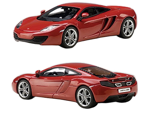 Mclaren Mp4-12c Volcano Red 1/43 Diecast Car Model By Autoart