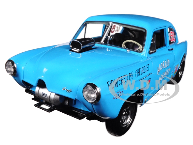 1951 Kaiser Henry J Gasser Blue "horrid Henry" Limited Edition To 999 Pieces Worldwide 1/18 Diecast Car Model By Sunstar