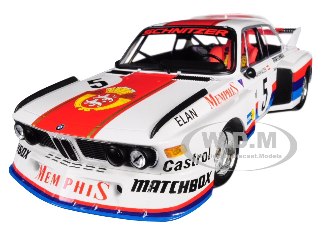 Image of BMW 3.5 CSL 5 Sepp Manhalter Winner Havirov International (1977) Limited Edition to 414 pieces Worldwide 1/18 Diecast Model Car by Minichamps