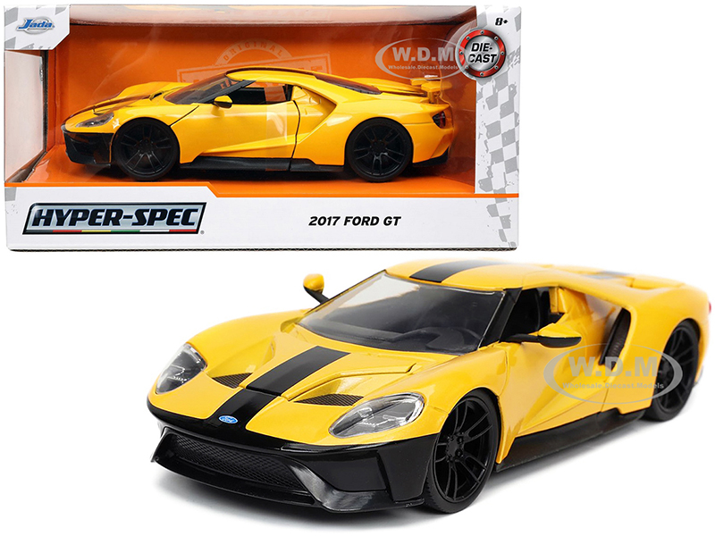 2017 Ford GT Yellow with Black Stripe 