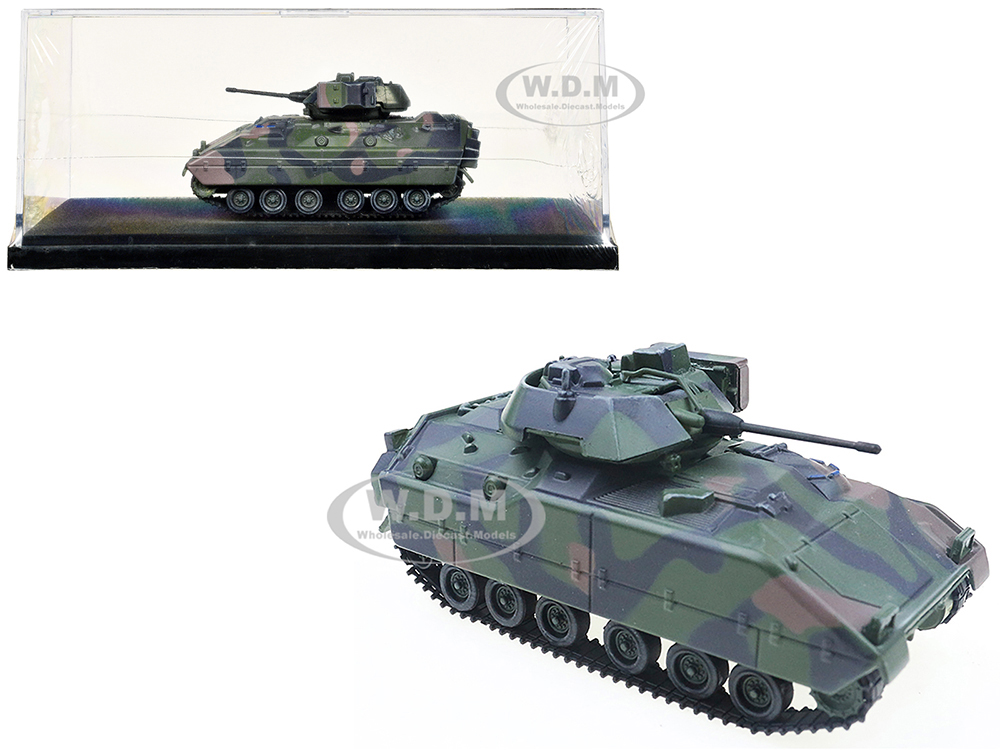 M2 Bradley Infantry Fighting Vehicle Tank "United States Army" Green Camouflage 1/72 Diecast Model
