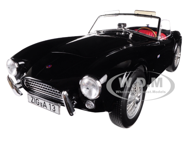 Image of 1963 Shelby AC Cobra 289 Roadster Black 1/18 Diecast Model Car by Norev
