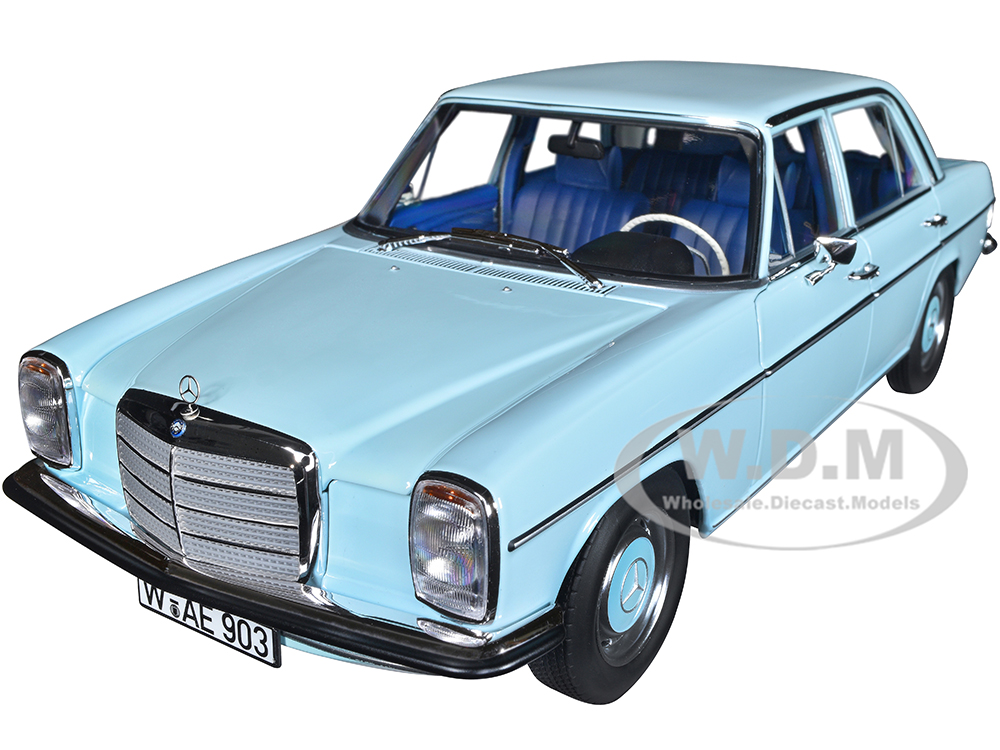 1968 Mercedes-Benz 200 Light Blue 1/18 Diecast Model Car by Norev