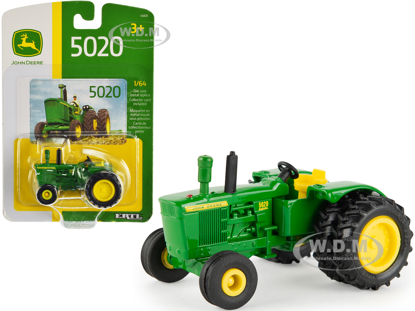 John Deere 5020 Tractor Green 1/64 Diecast Model by ERTL TOMY