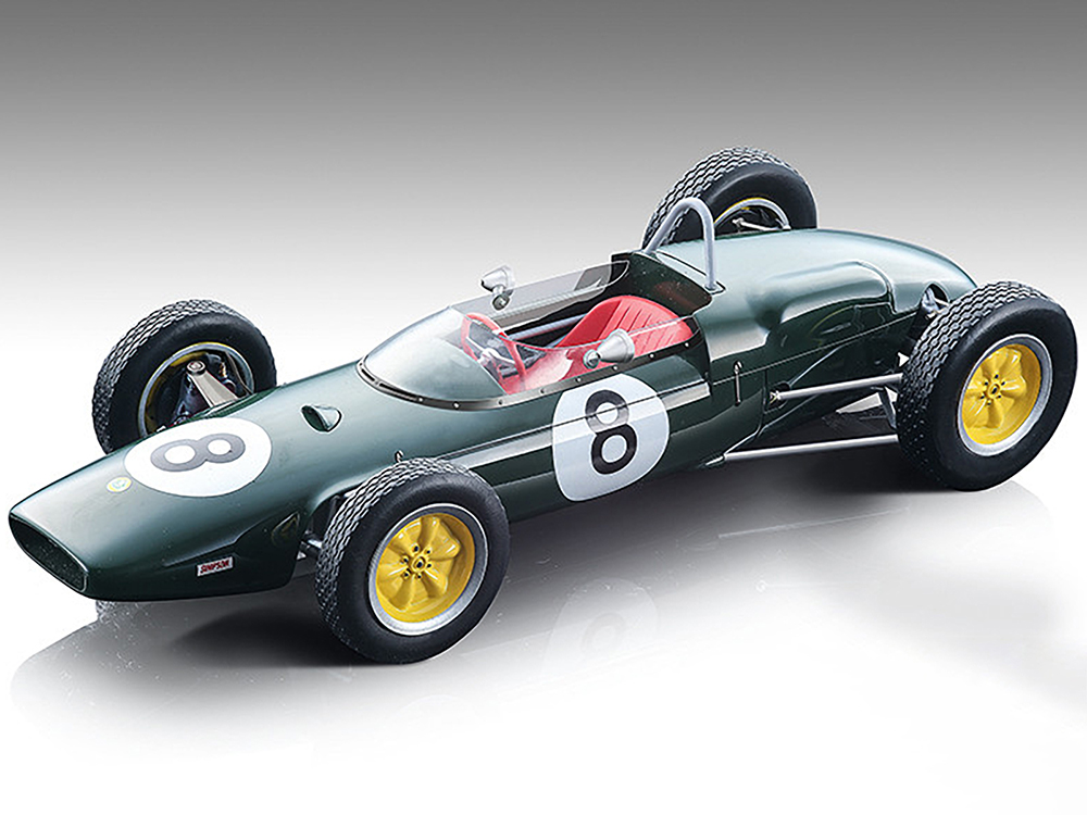 Lotus 21 #8 Jim Clark 3rd Place Formula One F1 French GP (1961) Limited Edition to 210 pieces Worldwide 1/18 Model Car by Tecnomodel