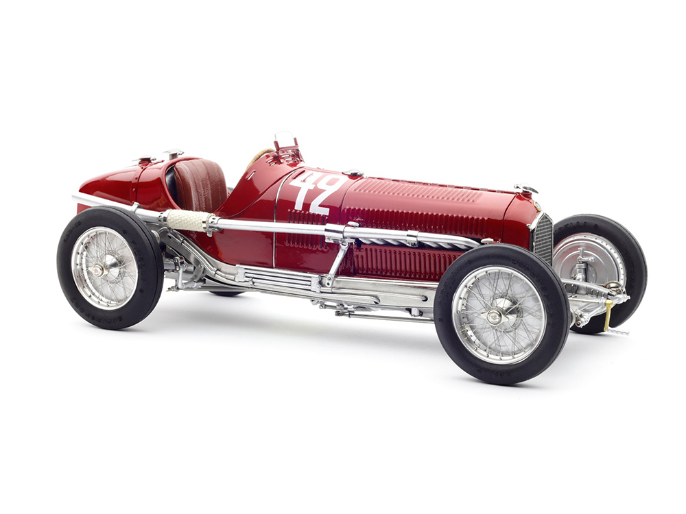 Alfa Romeo Tipo B (P3) #42 Louis Chiron Winner Marseille GP (1933) Limited Edition to 1000 pieces Worldwide 1/18 Diecast Model Car by CMC