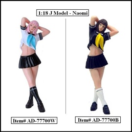 Image of J Model Naomi Figure 2pc Set For 118 Diecast Model Cars by American Diorama