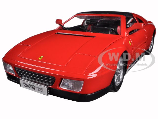 Image of Ferrari 348 TS Red 1/18 Diecast Model Car by Bburago