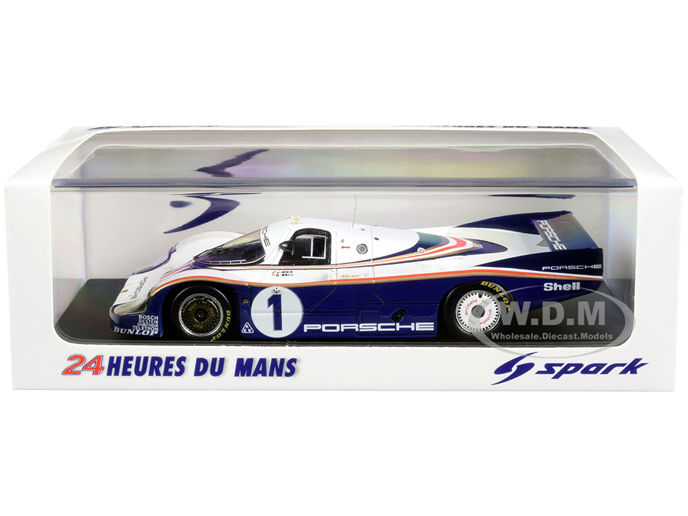 Image of Porsche 956 1 Jacky Ickx - Derek Bell Winner 24H Le Mans (1982) 1/43 Model Car by Spark