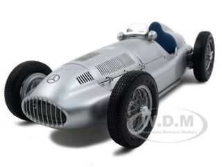 1939 Mercedes W 165 Silver 1/18 Diecast Car Model by CMC