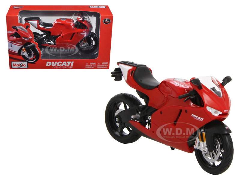 Ducati Desmosedici RR Red Motorcycle Red 1/12 Diecast Model by Maisto