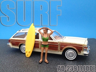 Image of Surfer Jodi Figurine for 1/24 Scale Models by American Diorama
