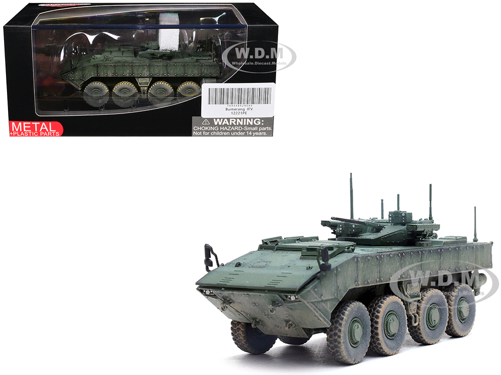 Bumerang (Object K-17) IFV (Infantry Fighting Vehicle) Russian Army Green Camouflage Armor Premium Series 1/72 Diecast Model by Panzerkampf