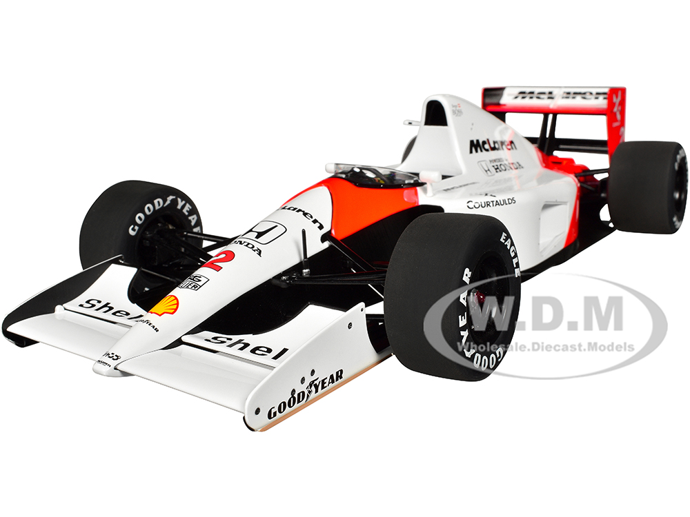 McLaren Honda MP4/6 2 Gerhard Berger Winner Formula One F1 Japanese GP (1991) (with McLaren Logo) 1/18 Model Car by Autoart
