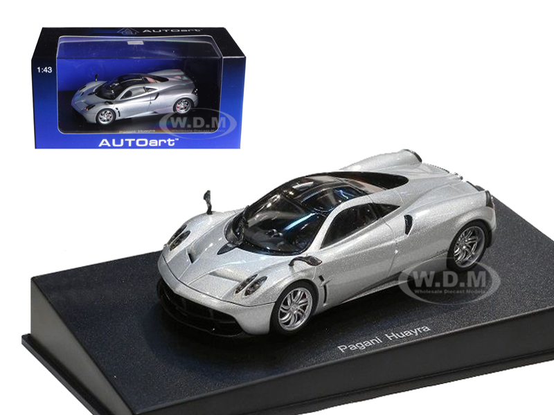 Pagani Huayra Metallic Silver 1/43 Diecast Model Car By Autoart