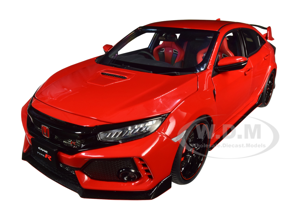 Image of Honda Civic Type R (FK8) Flame Red 1/18 Model Car by Autoart