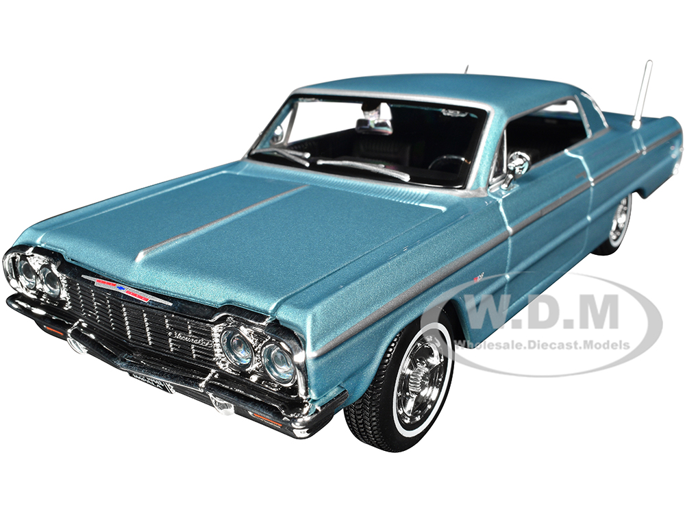 1964 Chevrolet Impala SS Blue Metallic Special Edition Series 1/26 Diecast Model Car by Maisto
