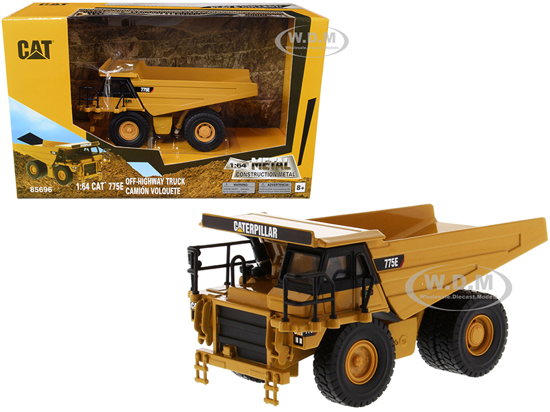CAT Caterpillar 775E Off-Highway Dump Truck "Play &amp; Collect" 1/64 Diecast Model by Diecast Masters