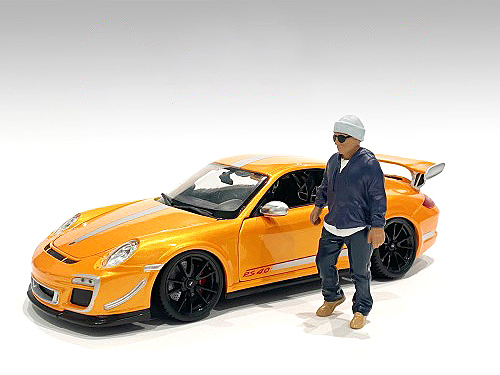 "Car Meet 1" Figurine IV for 1/24 Scale Models by American Diorama