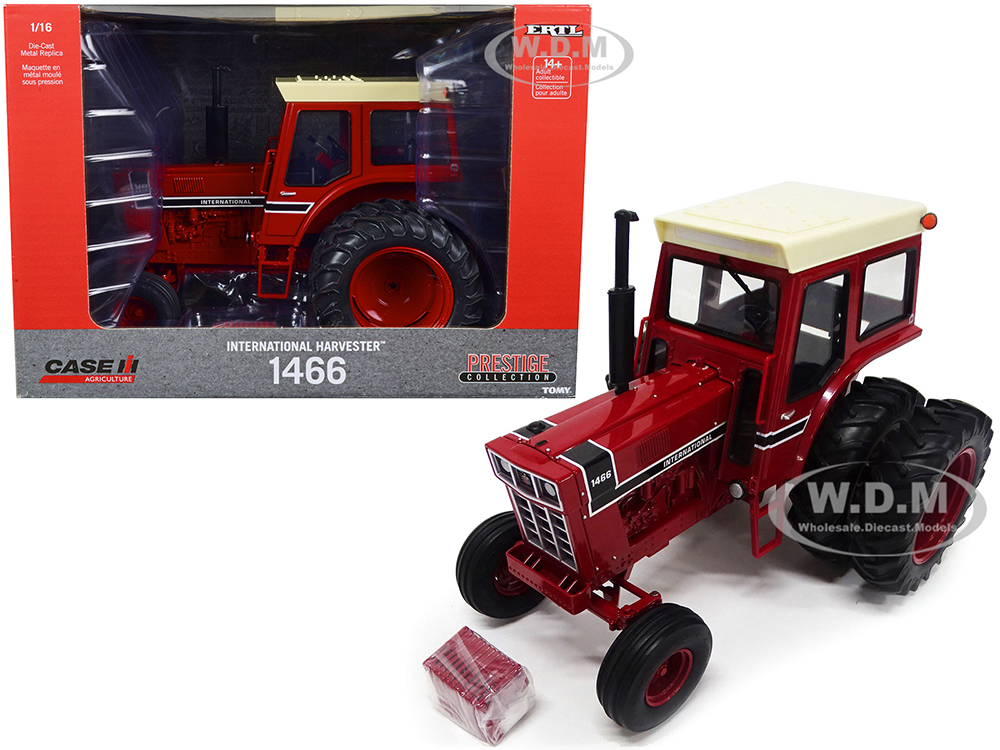 IH International Harvester 1466 Tractor Red with Cream Top "Case IH Agriculture" "Prestige Collection" 1/16 Diecast Model by ERTL TOMY