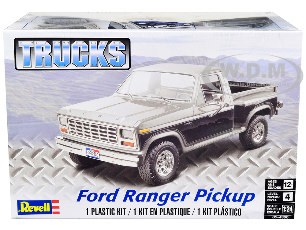 Level 4 Model Kit Ford Ranger Pickup Truck 1/24 Scale Model by Revell