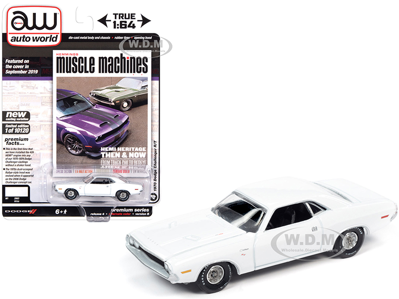 1970 Dodge Challenger R/T White 