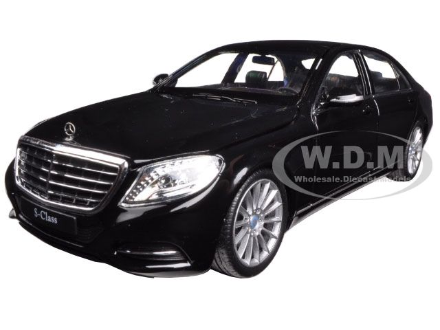 Mercedes Benz S Class with Sunroof Black "NEX Models" 1/24 Diecast Model Car by Welly