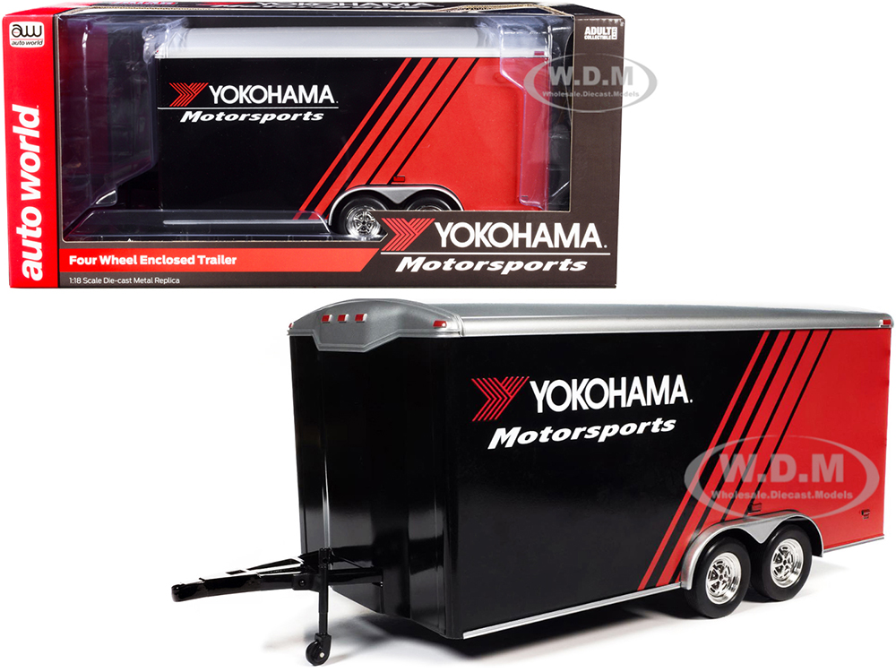 Four Wheel Enclosed Car Trailer 