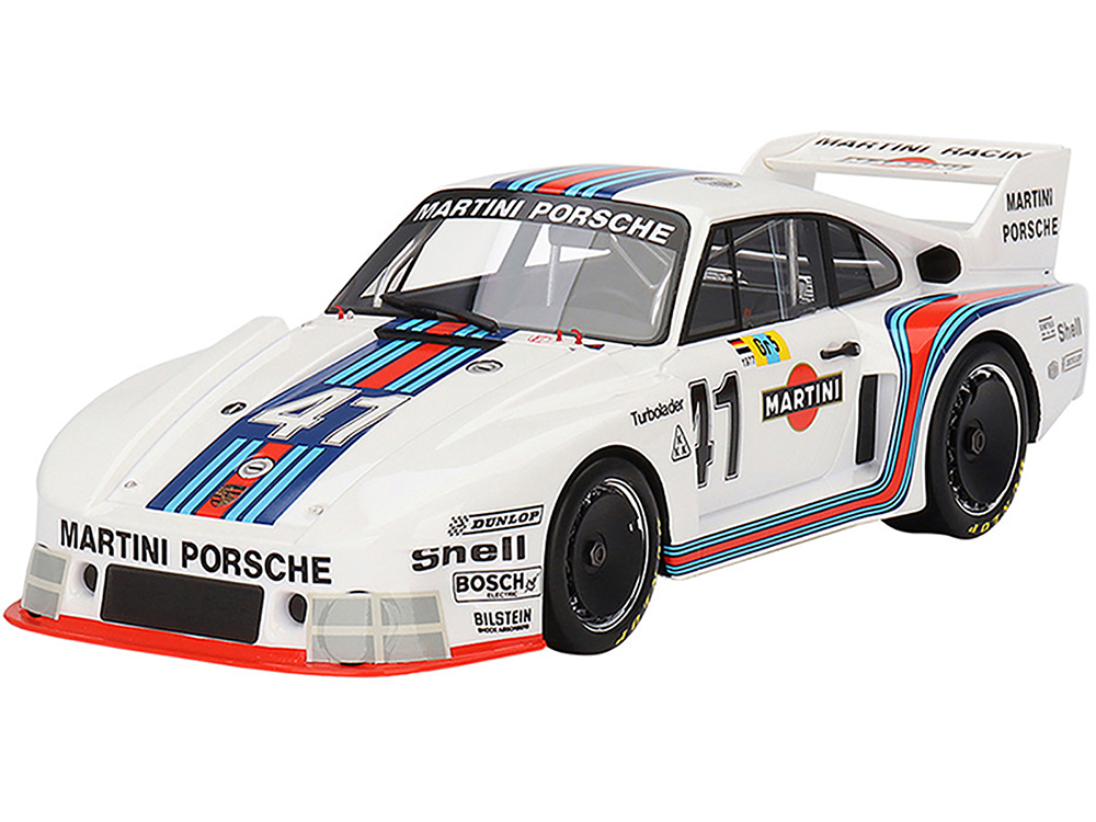 Porsche 935/77 #41 Rolf Stommelen - Manfred Schurti Martini Racing 24 Hours of Le Mans (1977) 1/18 Model Car by Top Speed