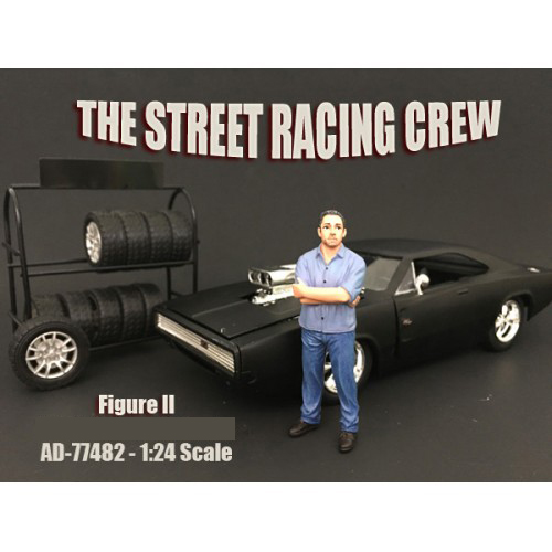 The Street Racing Crew Figure Ii For 124 Scale Models By American Diorama