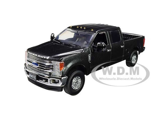 Image of Ford F-250 Crew Cab Super Duty Pickup Truck Magnetic Gray 1/50 Diecast Model Car by First Gear