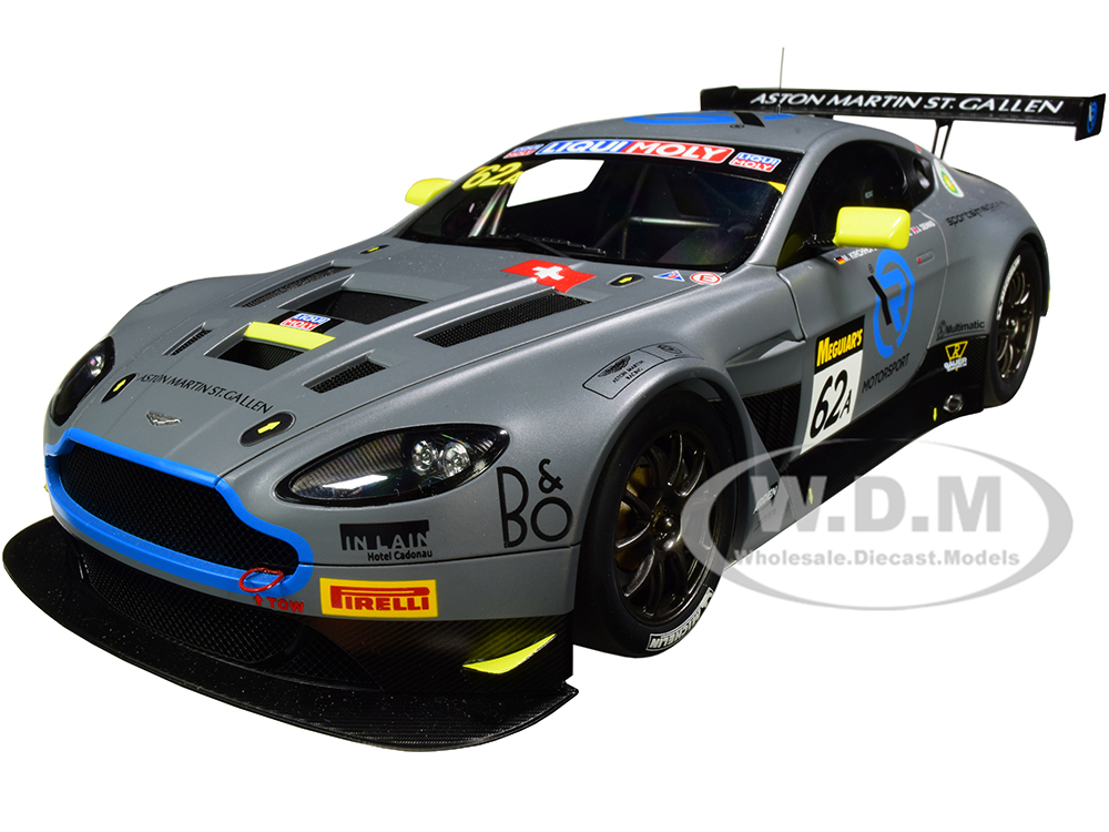 Aston Martin Vantage V12 GT3 62A J. Dennis - M. Vaxiviere - M. Kirchhoefer Team R-Motorsport Bathurst 12H (2019) 1/18 Model Car by Autoart