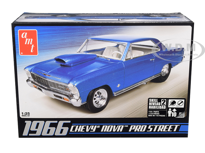 Skill 2 Model Kit 1966 Chevrolet Nova Pro Street 1/25 Scale Model by AMT