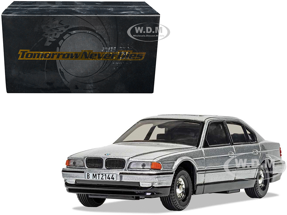 BMW 750iL Silver Metallic James Bond 007 Tomorrow Never Dies (1997) Movie Diecast Model Car By Corgi