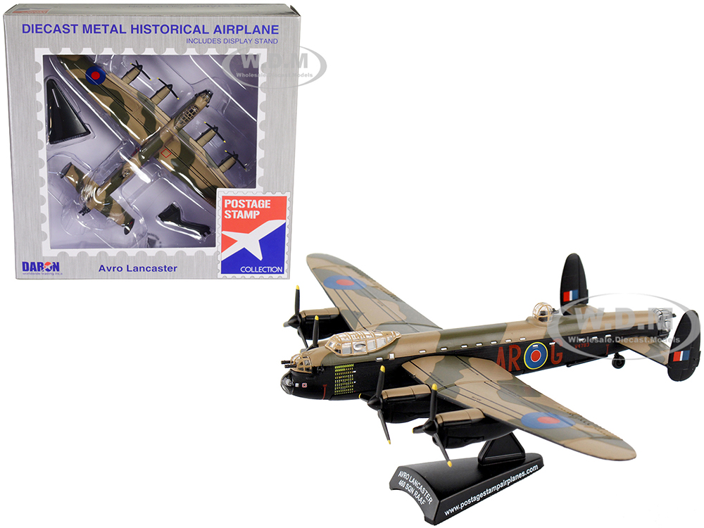 Avro Lancaster NX611 Bomber Aircraft "G for George 460 Squadron" Royal Australian Air Force 1/150 Diecast Model Airplane by Postage Stamp