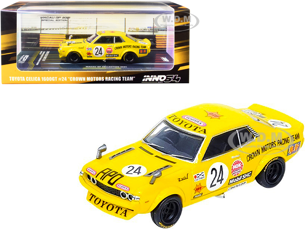 Toyota Celica 1600GT RHD (Right Hand Drive) 24 Nobuhide Tachi "Crown Motors Racing Team" Winner Macau Guia Race (1974) "MGP Collection 2021" 1/64 Die