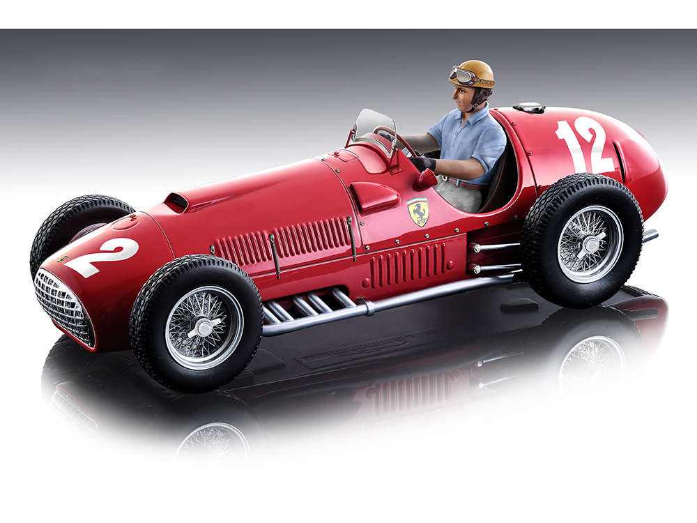 Ferrari 375 12 Jose Froilan Gonzalez Winner Formula One F1 British GP (1951) with Driver Figure "Mythos Series" Limited Edition to 85 pieces Worldwid