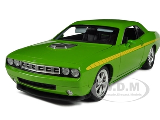 Plymouth Cuda Concept Sublime Green 1/18 Diecast Car Model by Highway 61